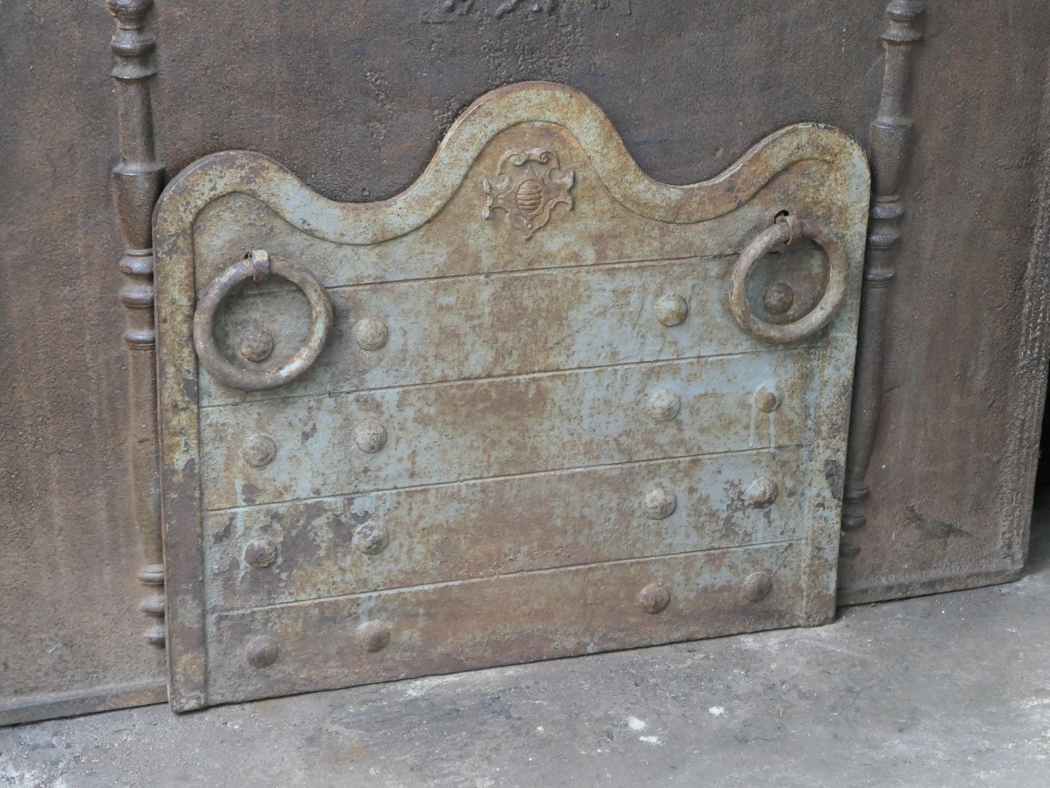 Plaque de cheminée / dosseret 
