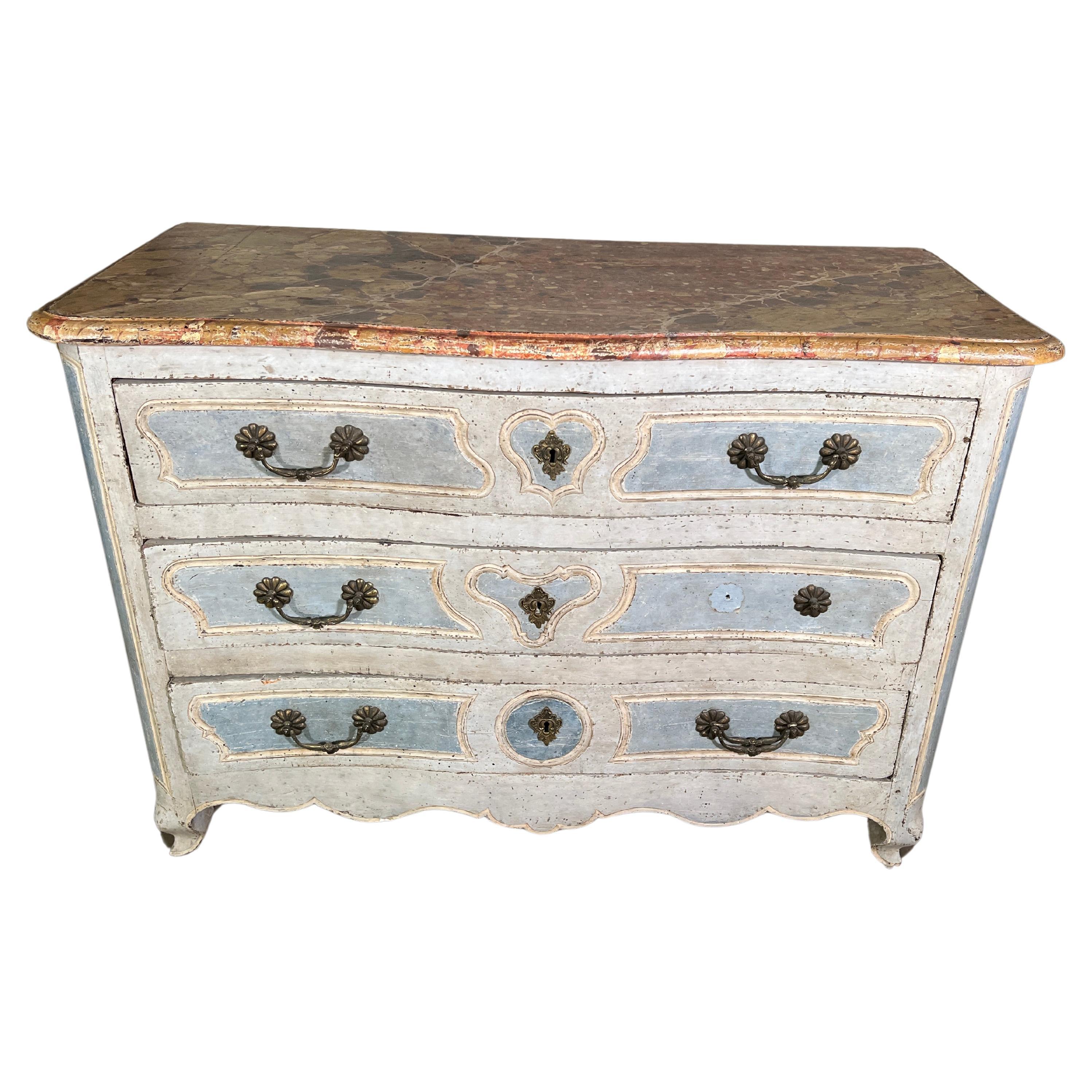 Commode Louis XV du 18ème siècle  en vente