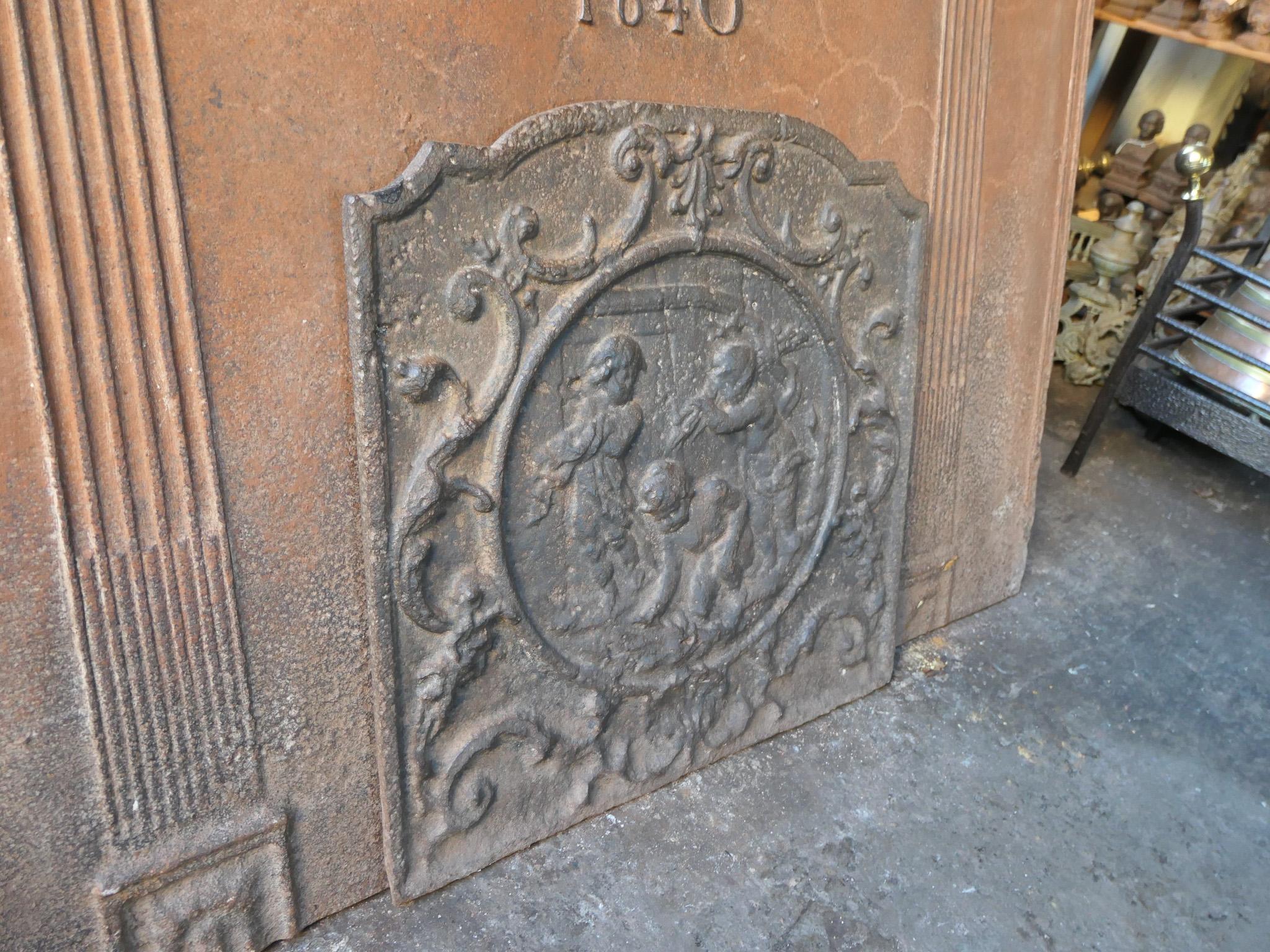 Fireback francés Luis XV 