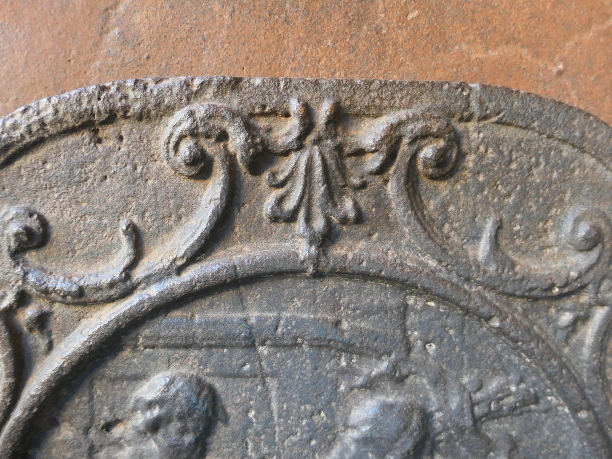 Fireback francés Luis XV 