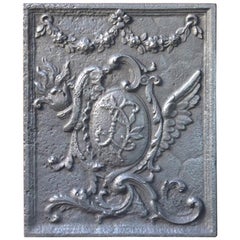 18th Century French Louis XV 'Decorated' Fireback
