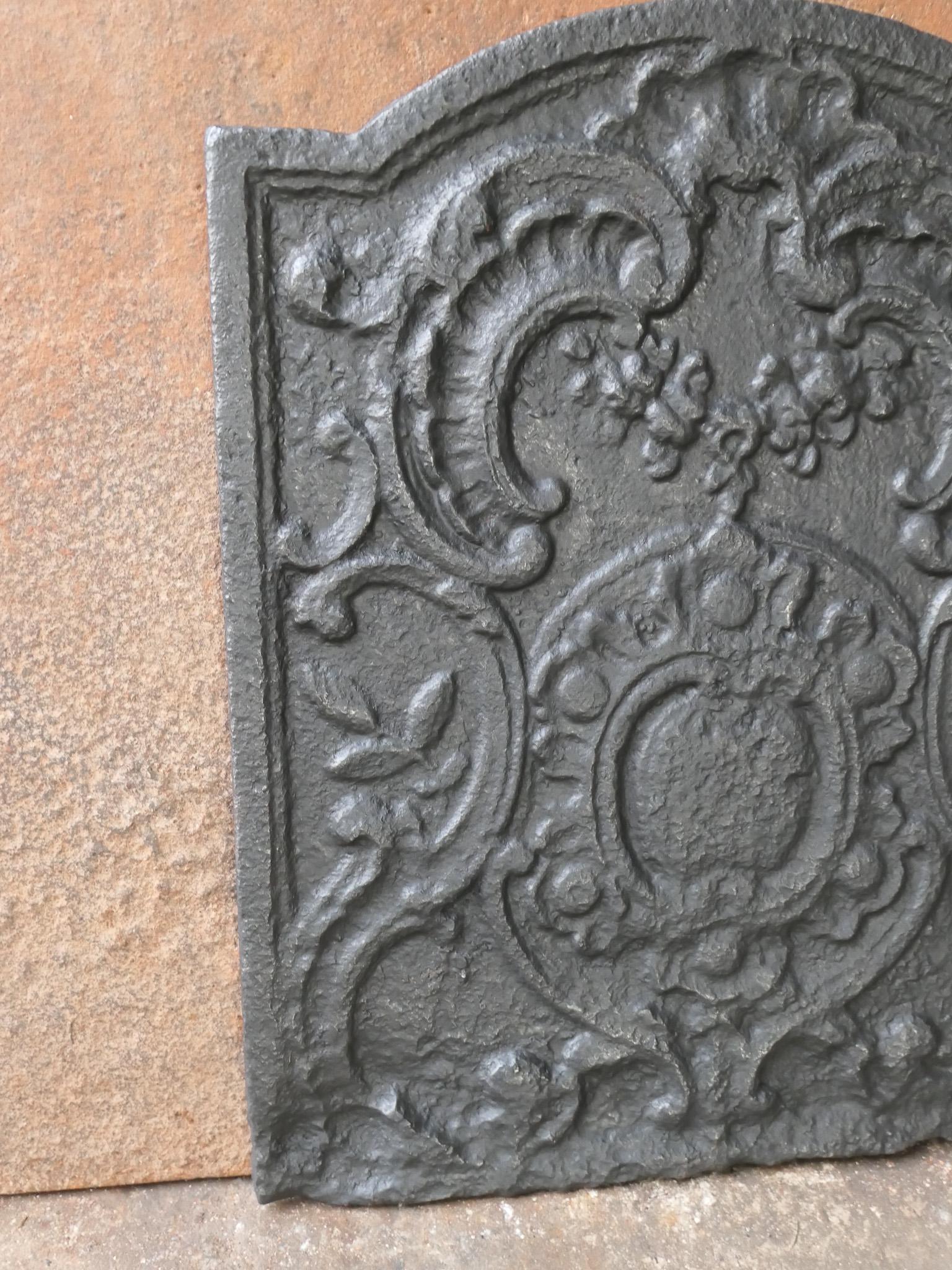 Chimenea francesa Luis XV del siglo XVIII 5