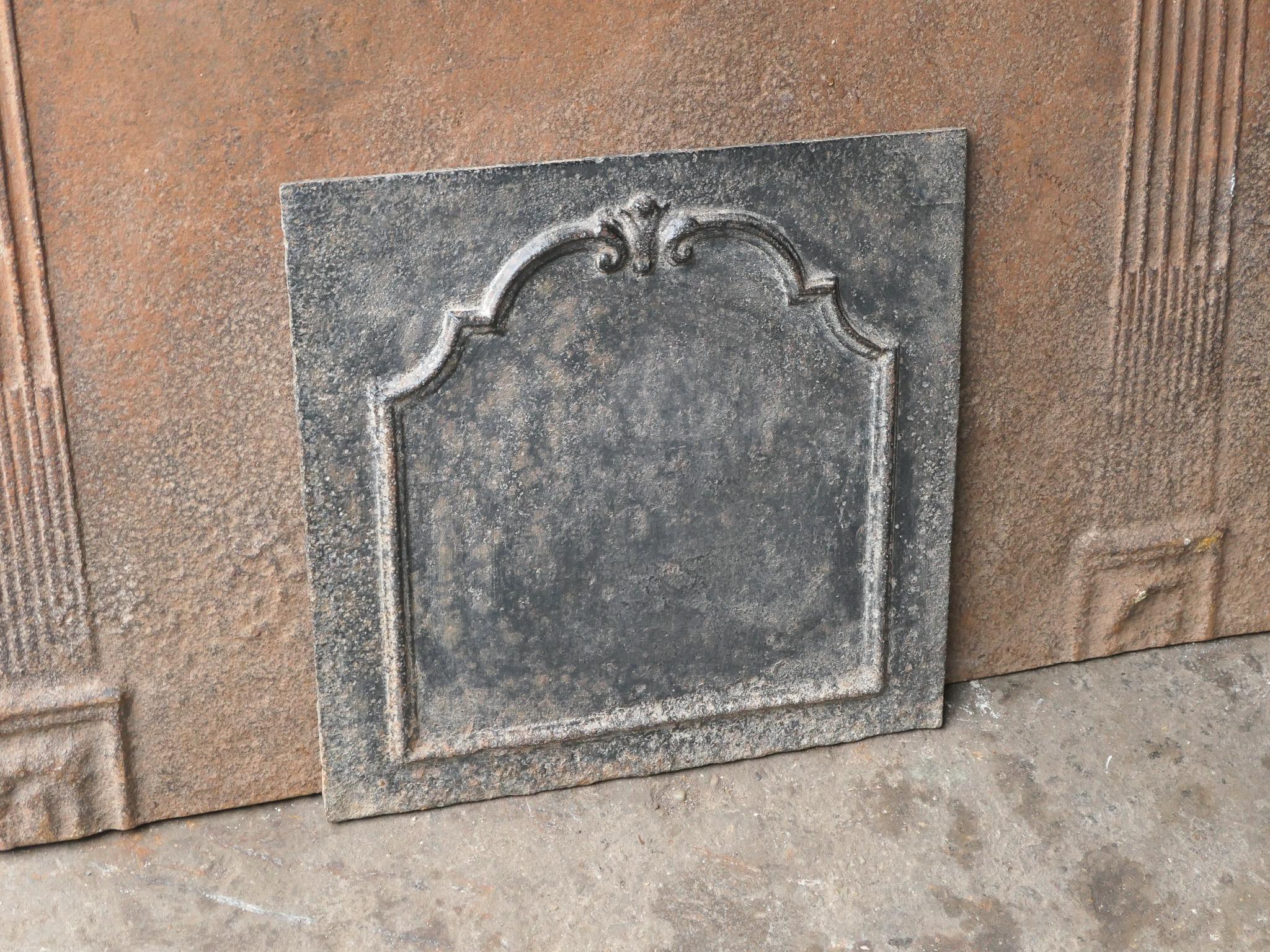 18th Century French Louis XV Fireback en Bueno Estado en Amerongen, Amerongen