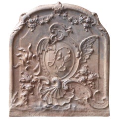 18th Century French Louis XV Fireback