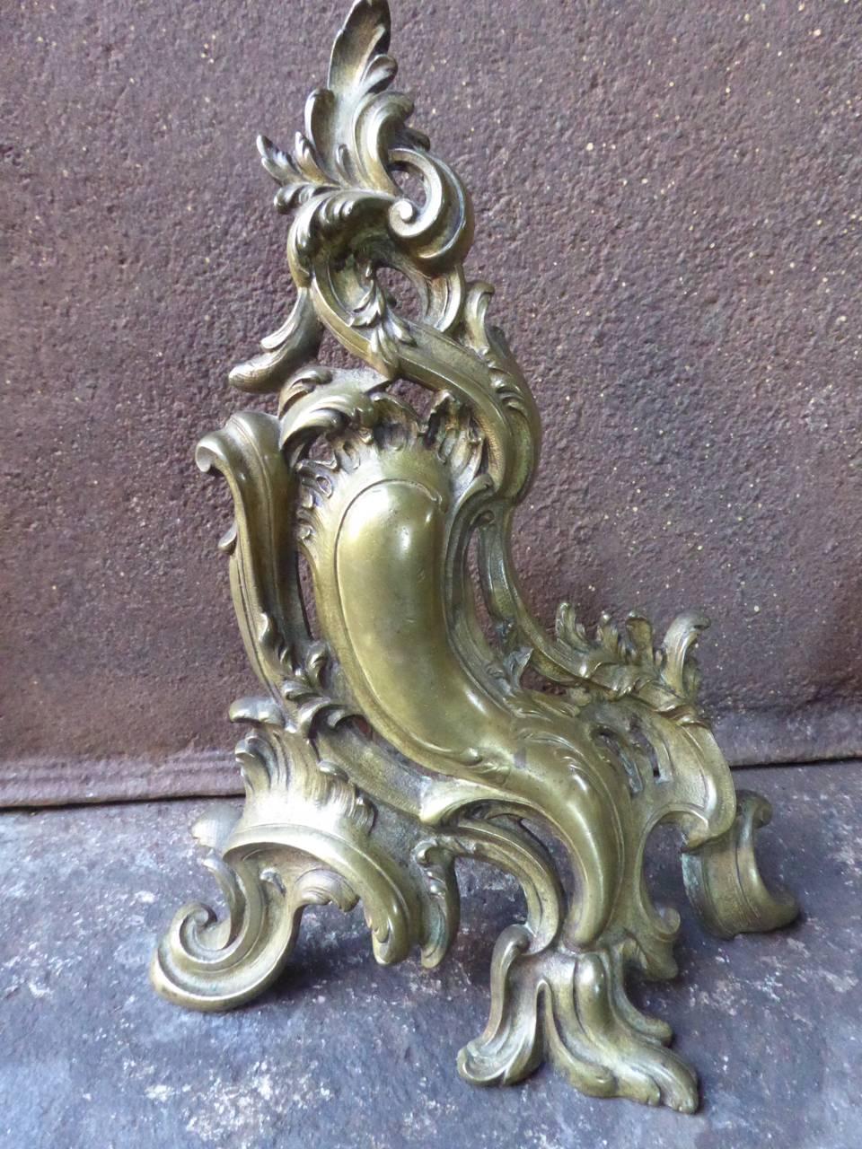 18th Century French Louis XV Fireplace Fender In Good Condition In Amerongen, NL