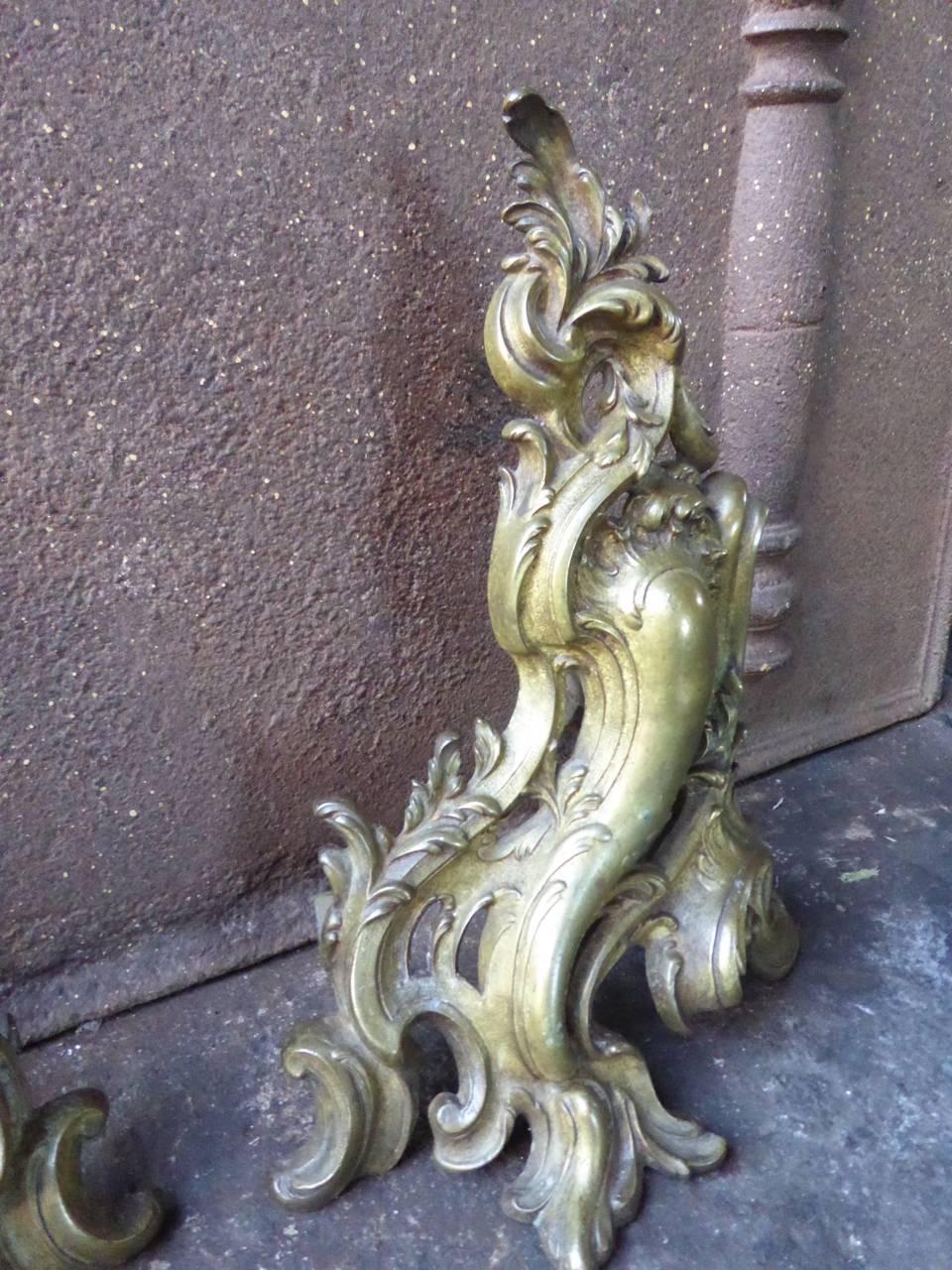 18th Century and Earlier 18th Century French Louis XV Fireplace Fender