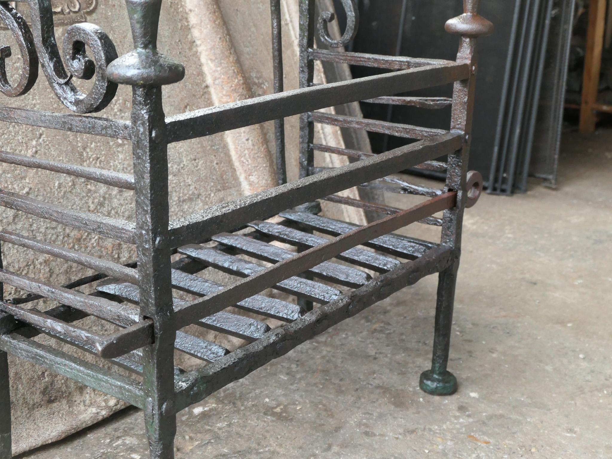 18th Century French Louis XV Fireplace Log Grate 10