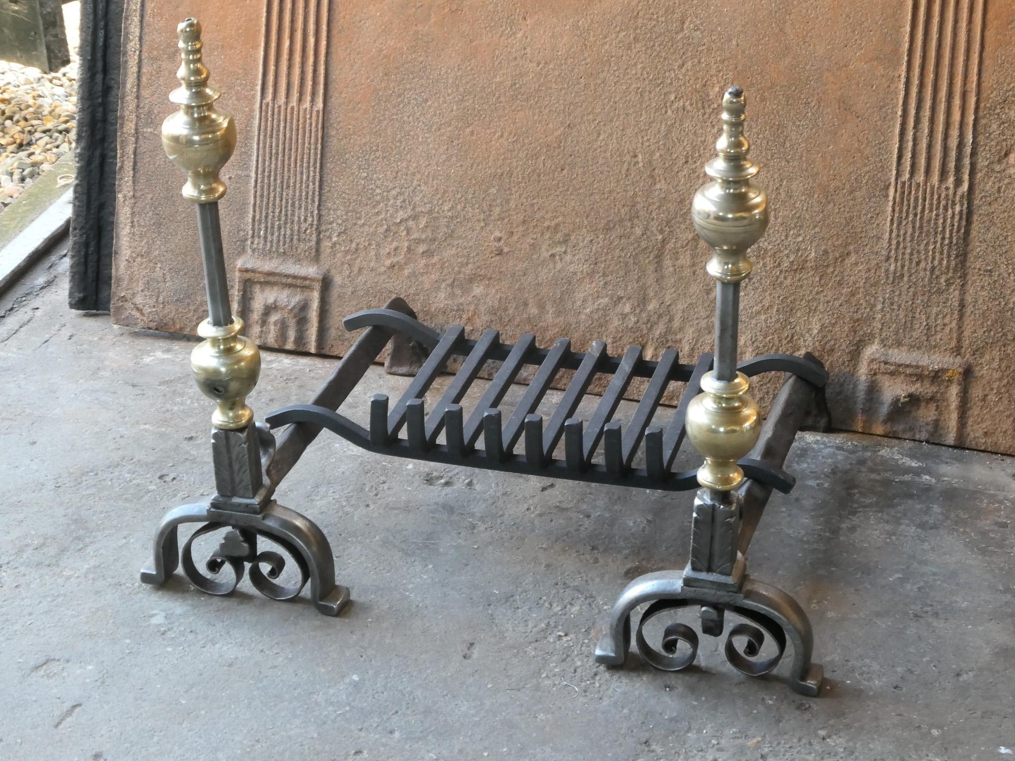 Französischer Louis XV. Kaminholz- Log Grate aus dem 18. Jahrhundert im Angebot 2