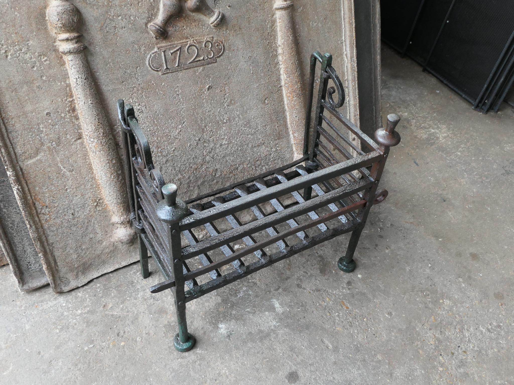 18th Century French Louis XV Fireplace Log Grate 3