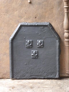 18th Century French Louis XIV 'Fleurs-de-Lys' Fireback / Backsplash