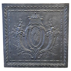18th Century French Louis XV 'Fruits of the Summer' Fireback / Backsplash