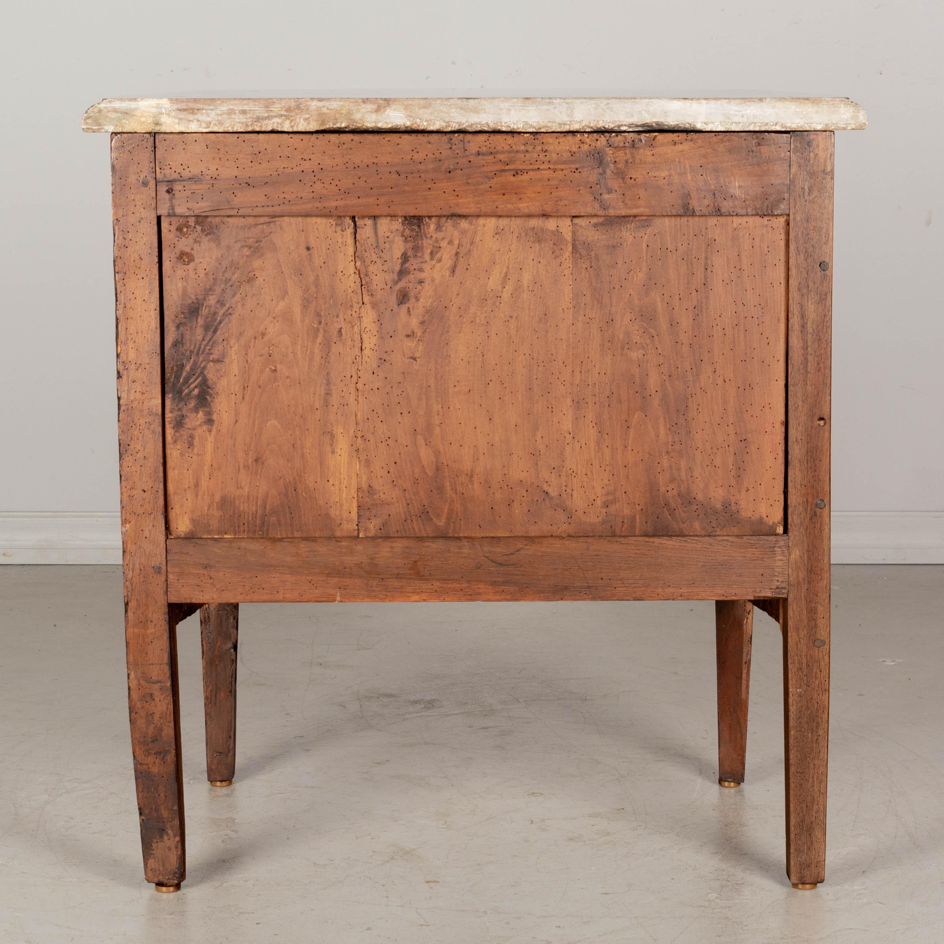 18th Century French Louis XV Marble Top Commode For Sale 2