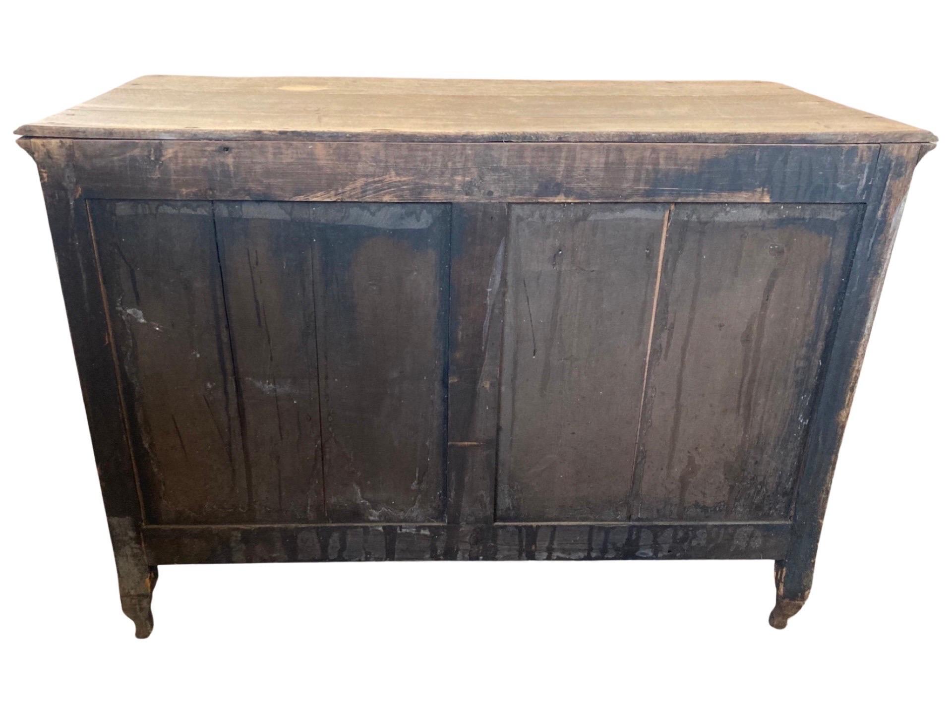 18th Century French Louis XV Natural Oak Commode In Good Condition In Carmine, TX