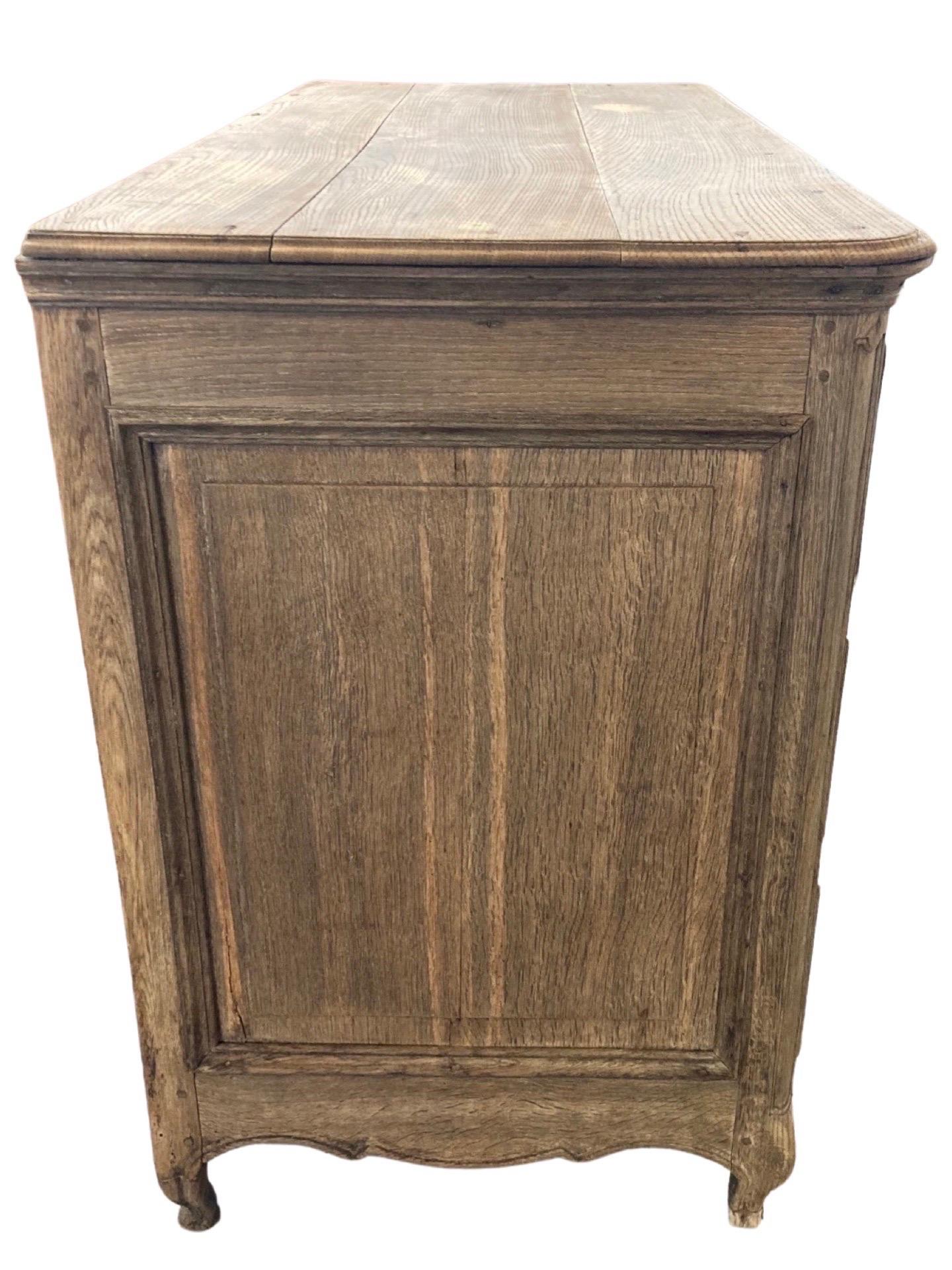 18th Century French Louis XV Natural Oak Commode 3