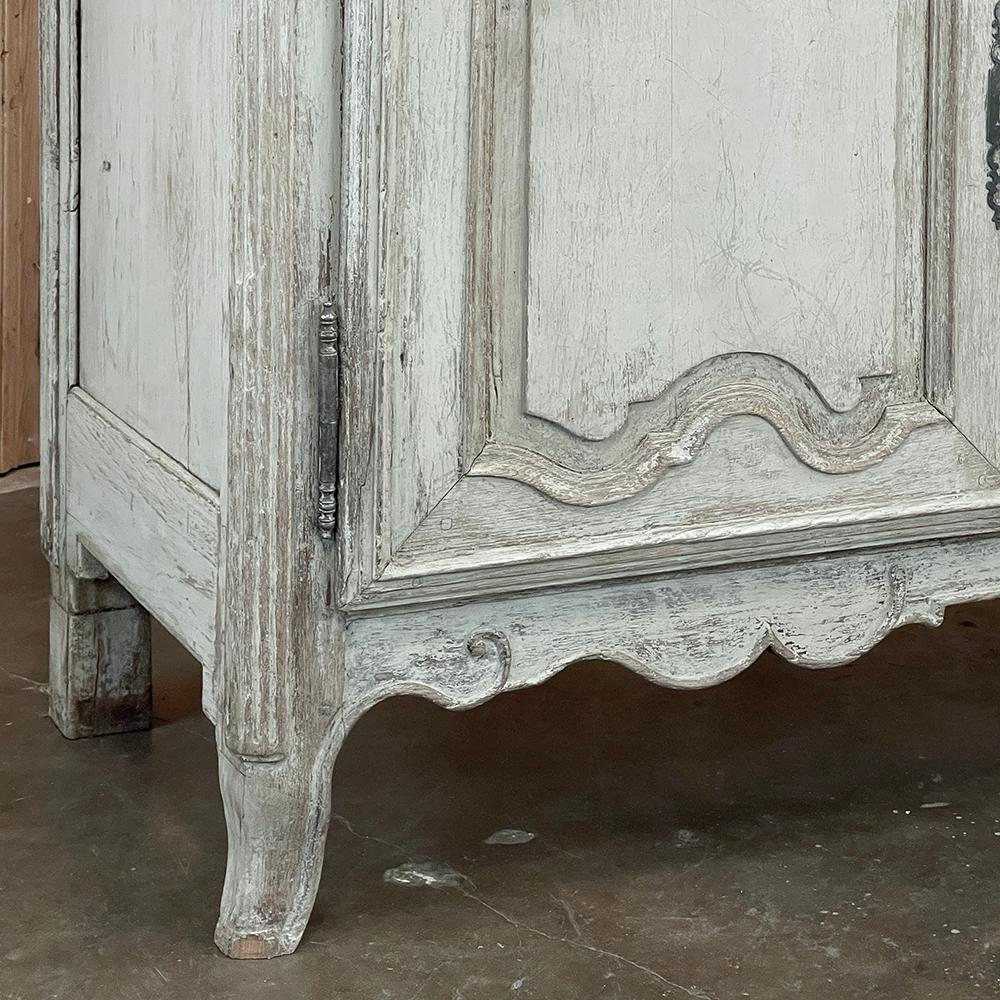 18th Century French Louis XV Painted Buffet For Sale 4