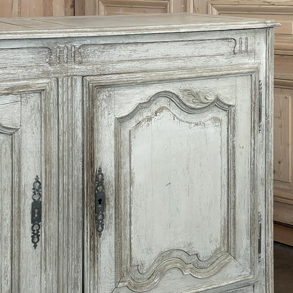 18th Century French Louis XV Painted Buffet For Sale 5