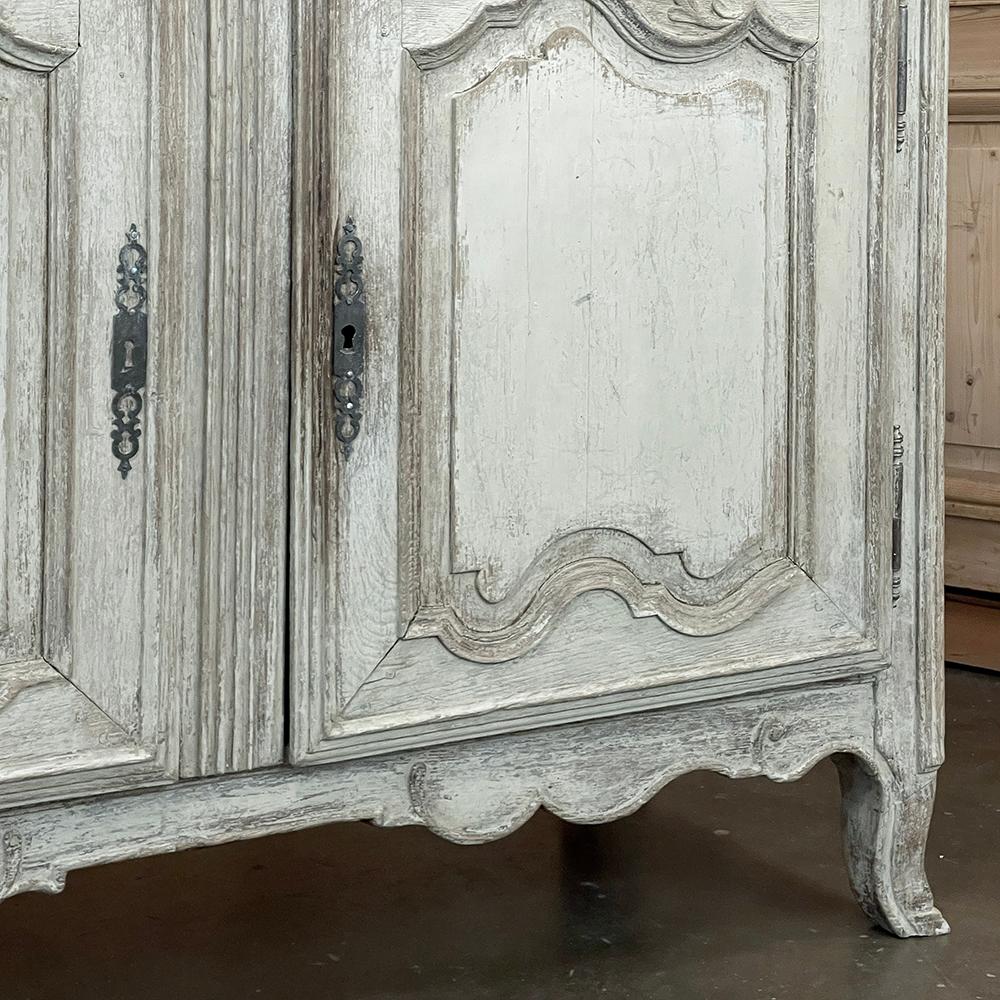 18th Century French Louis XV Painted Buffet For Sale 6