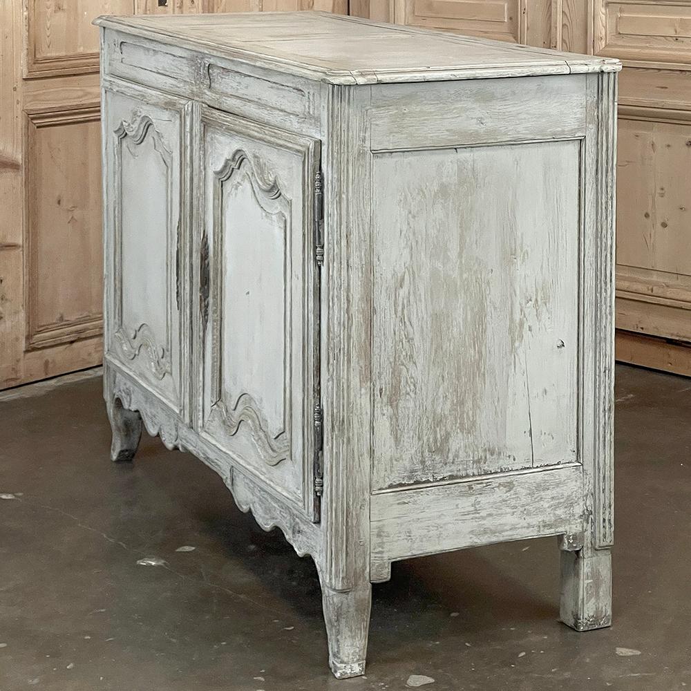18th Century French Louis XV Painted Buffet For Sale 8
