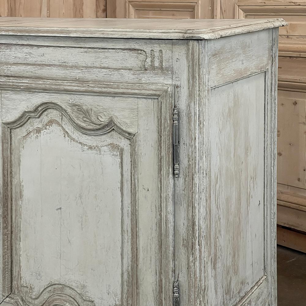 18th Century French Louis XV Painted Buffet For Sale 9