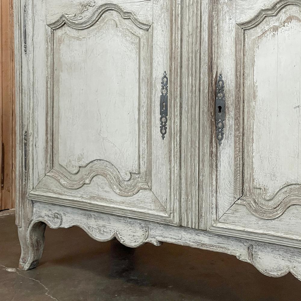 18th Century French Louis XV Painted Buffet For Sale 12