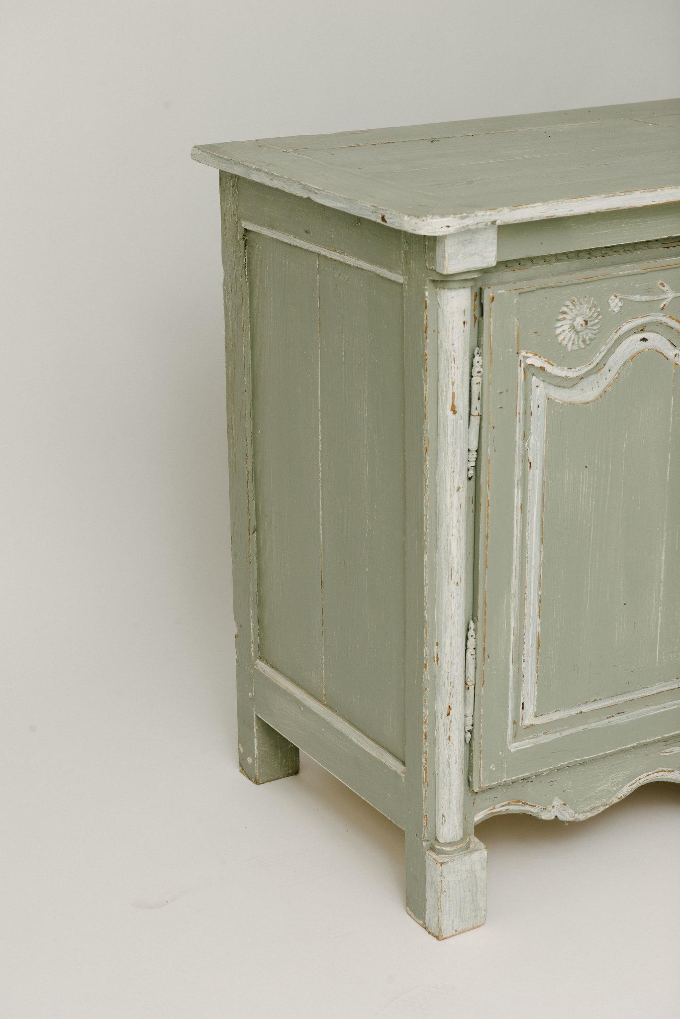 Wood 18th Century French Louis XV Painted Buffet