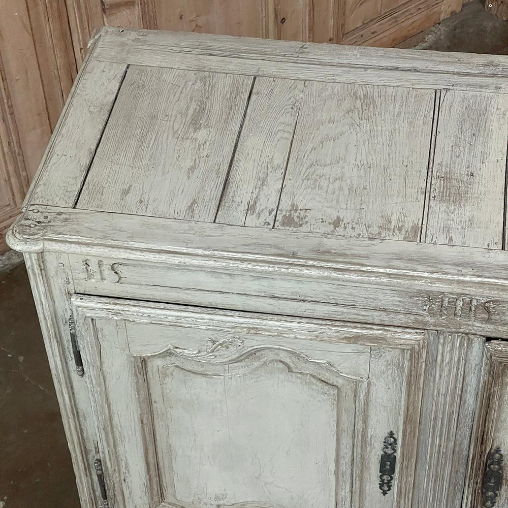 18th Century French Louis XV Painted Buffet For Sale 1