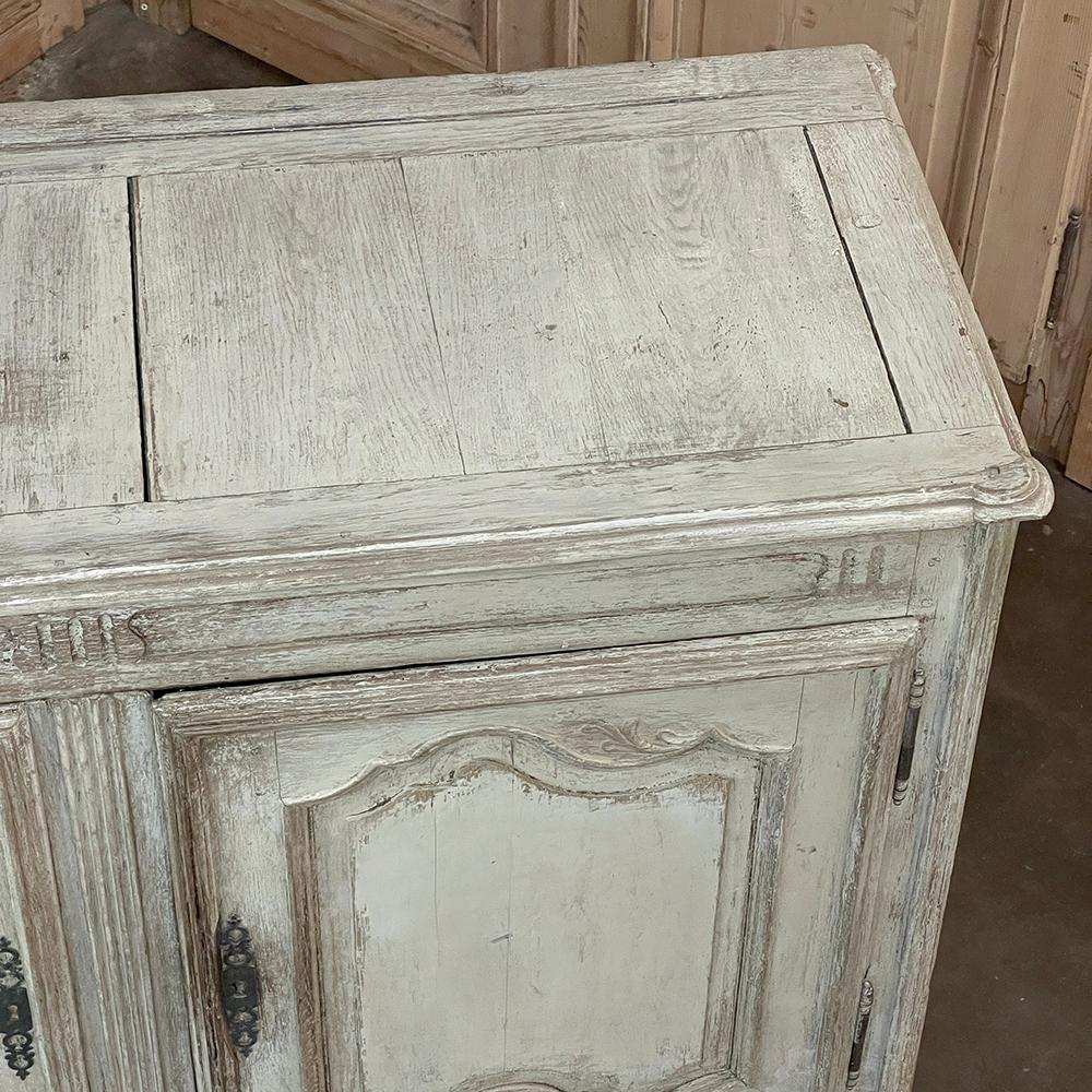 18th Century French Louis XV Painted Buffet For Sale 2