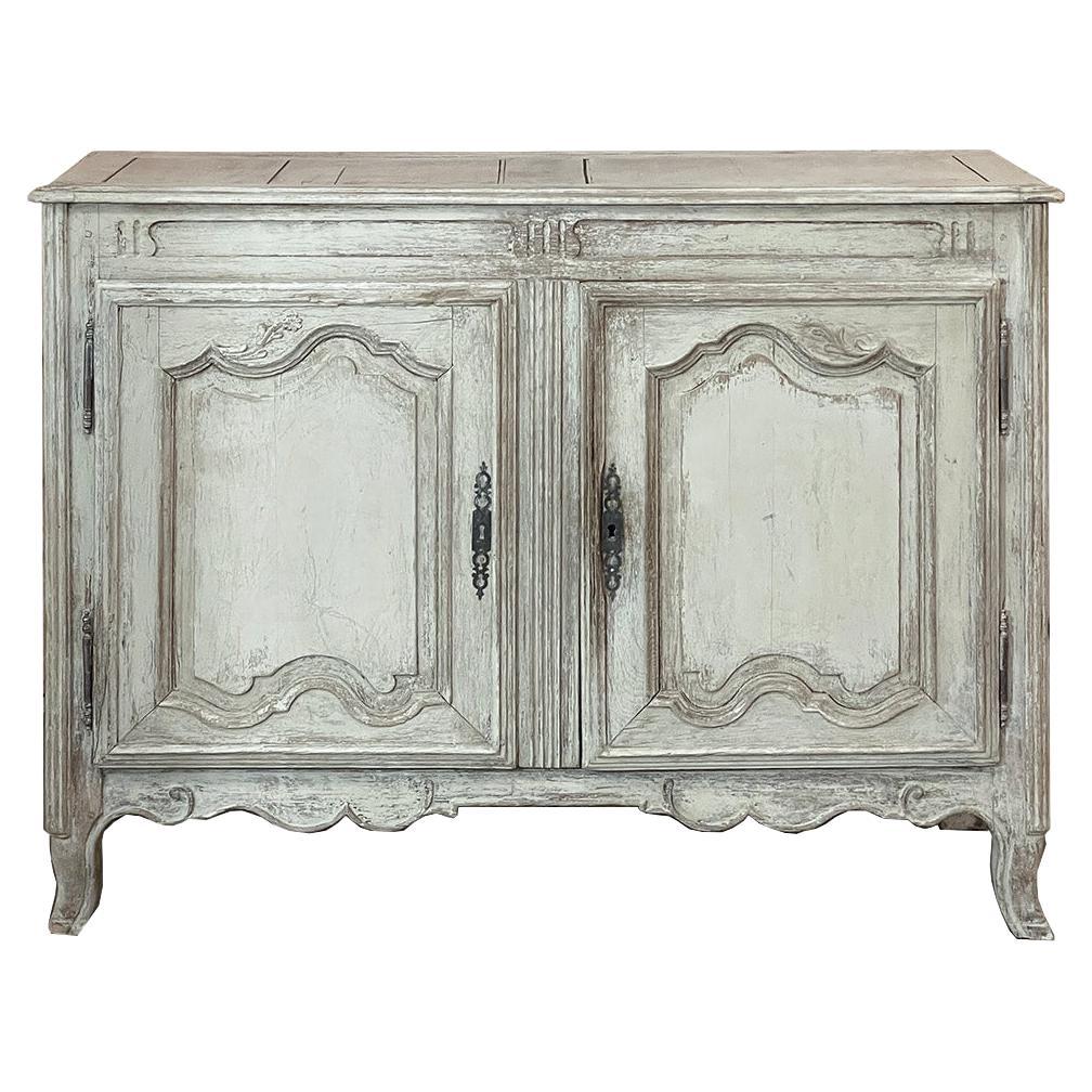 18th Century French Louis XV Painted Buffet For Sale