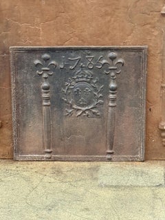 18th Century French Louis XV Period 'Arms of France' Fireback / Backsplash