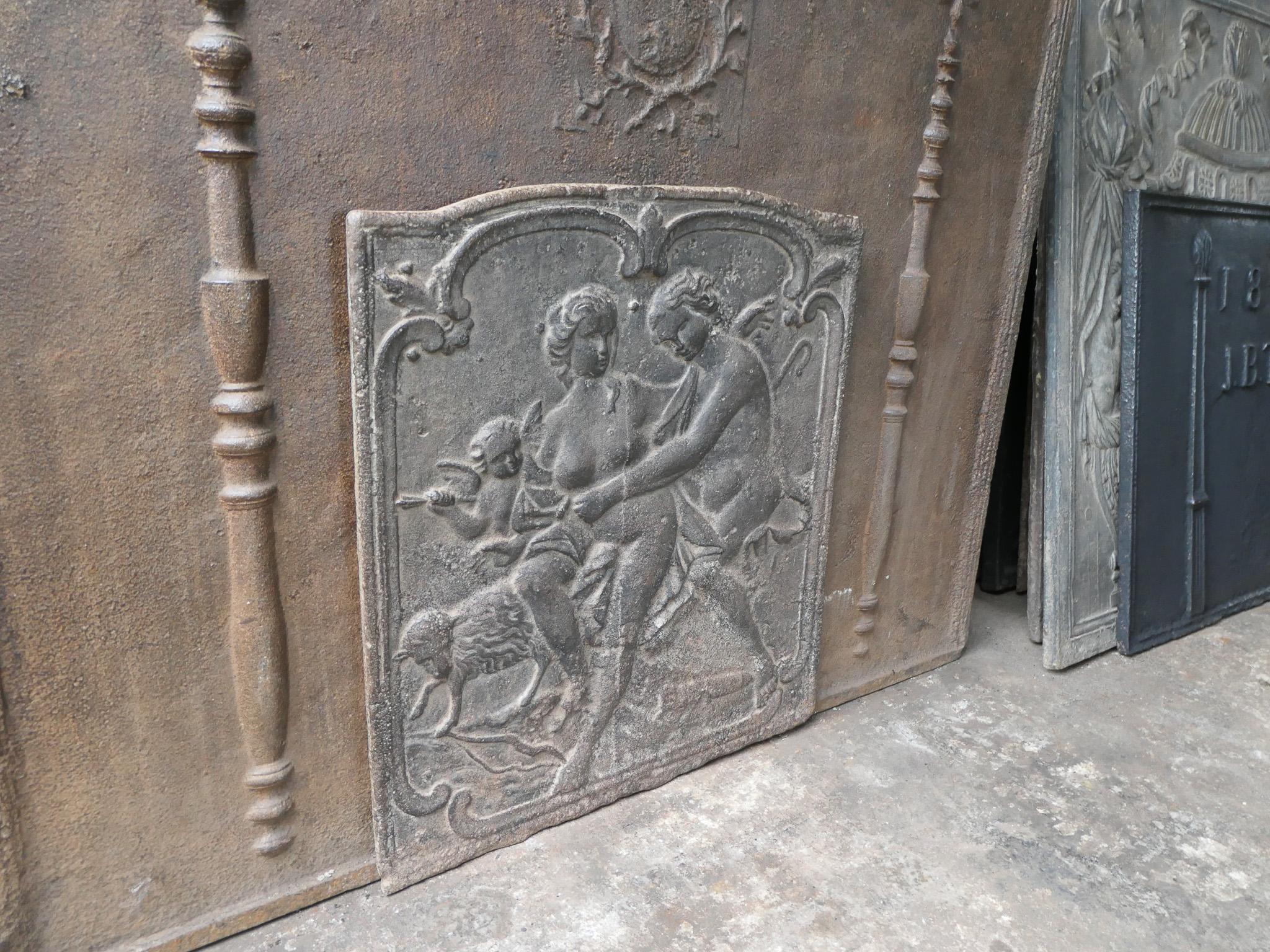 18th Century French Louis XV Period Fireback / Backsplash For Sale 5