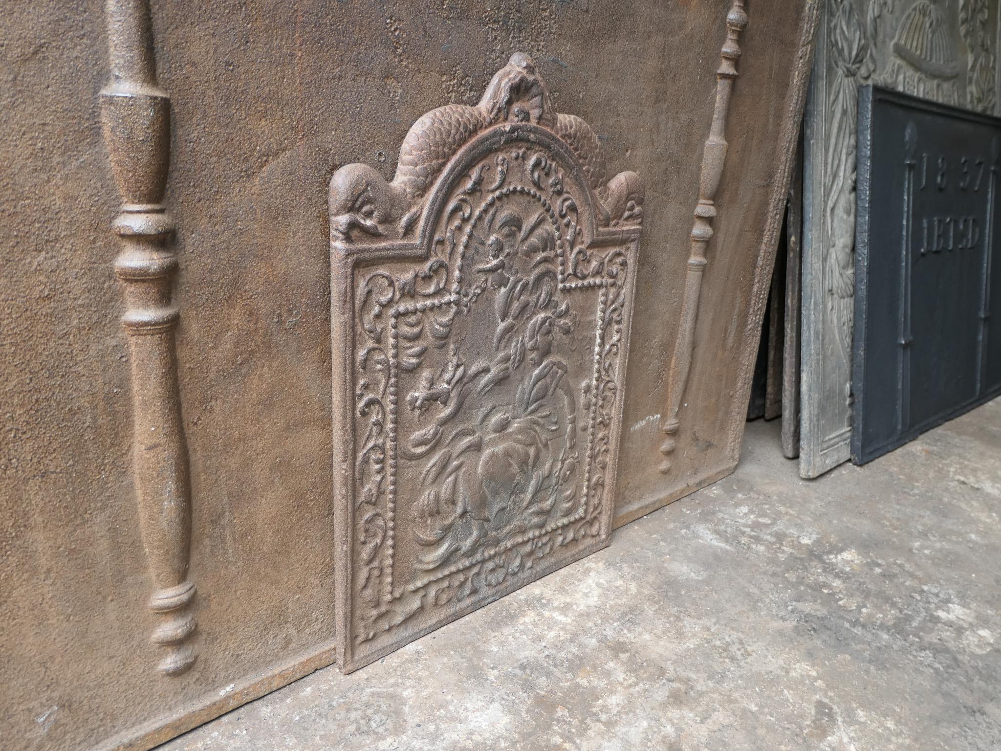 18th Century French Louis XV Period Fireback / Backsplash For Sale 6