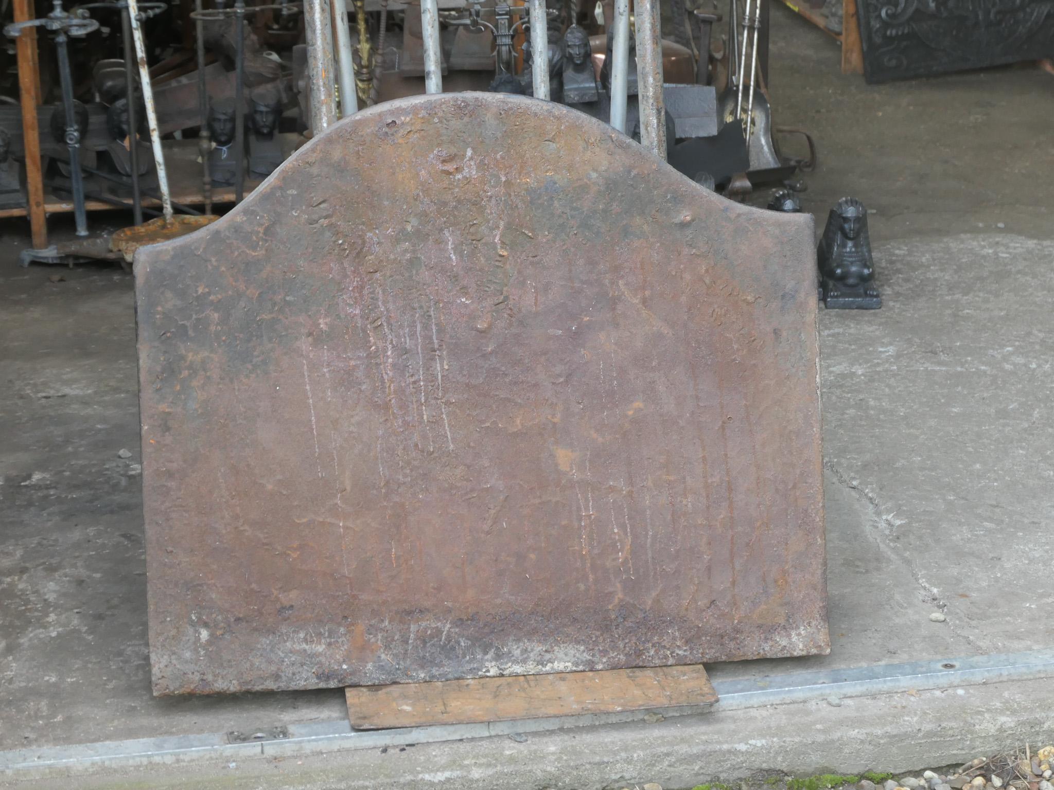 18th Century French Louis XV Period Fireback / Backsplash For Sale 8