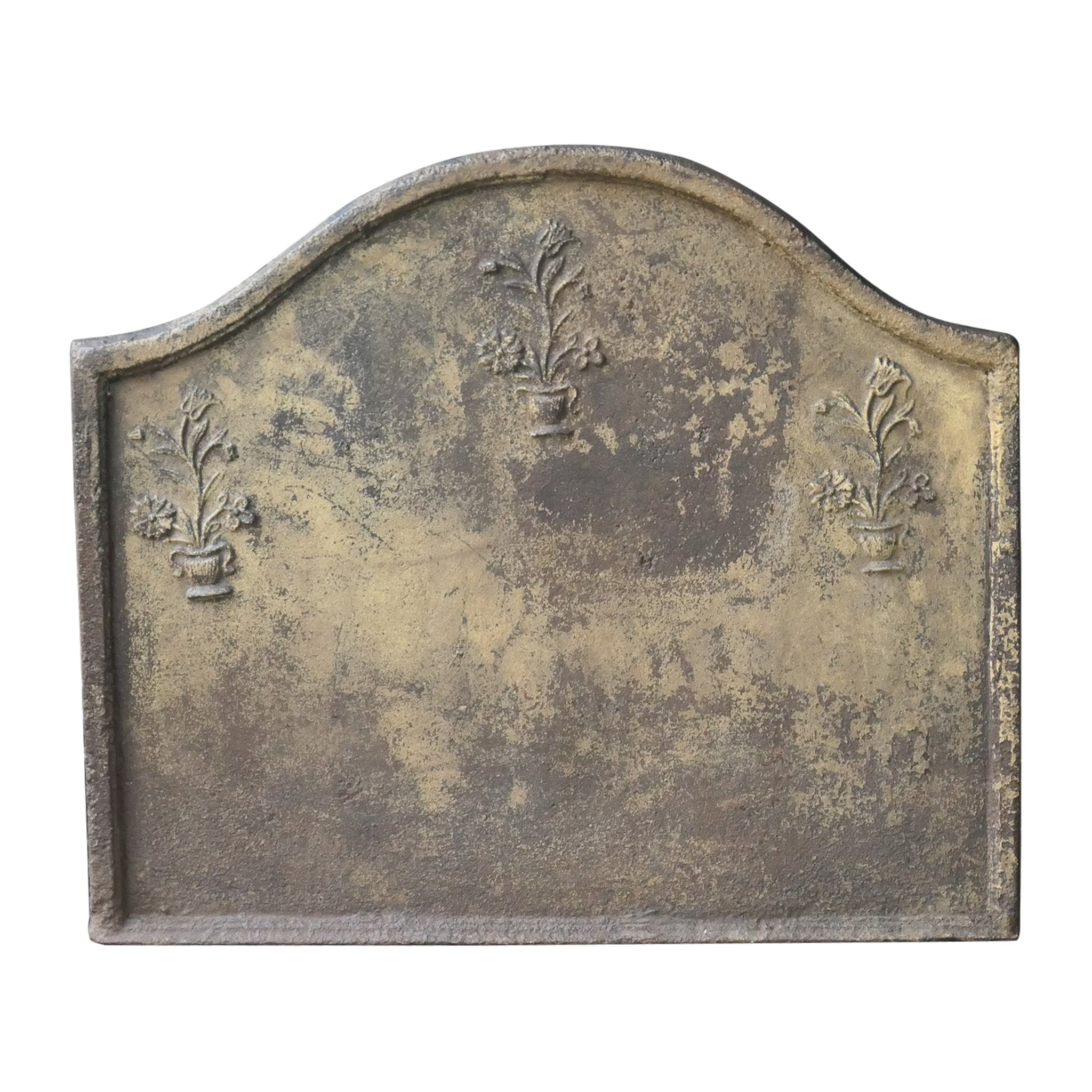 18. Jahrhundert Französisch Louis XV Periode Fireback / Backsplash im Angebot