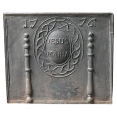 Französische Louis XV.-Periode des 18. Jahrhunderts „Religiöses Thema“ Kaminschirm/Rückenplash