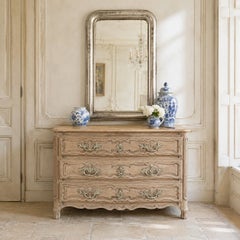 18th Century French Louis XV Period Stripped Oak Commode