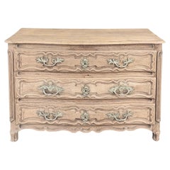 18th Century French Louis XV Period Stripped Oak Commode