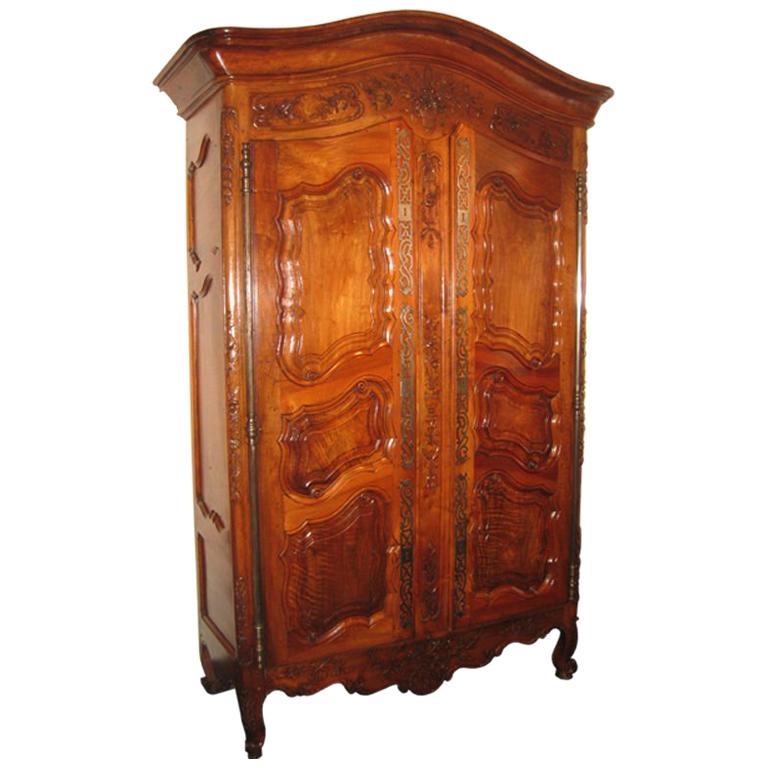 18th Century French Louis XV Provencale Armoire