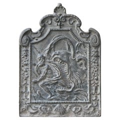 Plaque de cheminée Louis XV du 18ème siècle « Scalla and Charybdis »