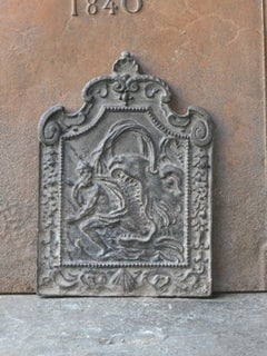18th Century French Louis XV 'Scylla and Charybdis' Fireback / Backsplash