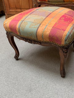 18th Century French Louis XV Walnut Chair