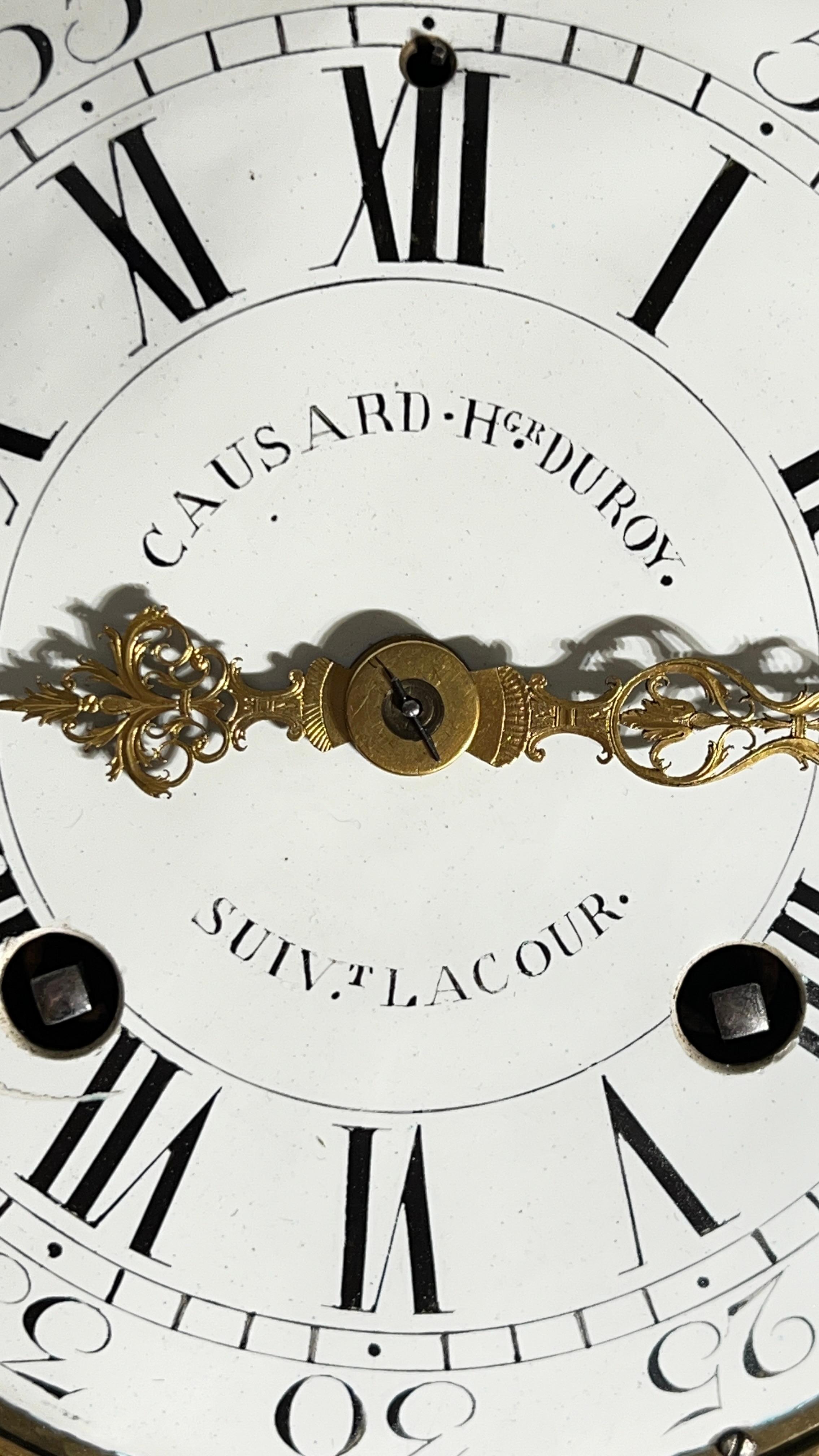 18th Century French Louis XV / XVI Period Gilt Bronze Wall Clock 7