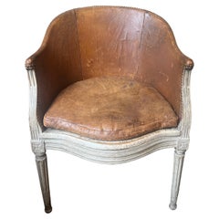 18th Century French Louis XVI Bergere Chair