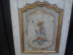 18th Century French Louis XVI Boiserie Trumeau With Monkey