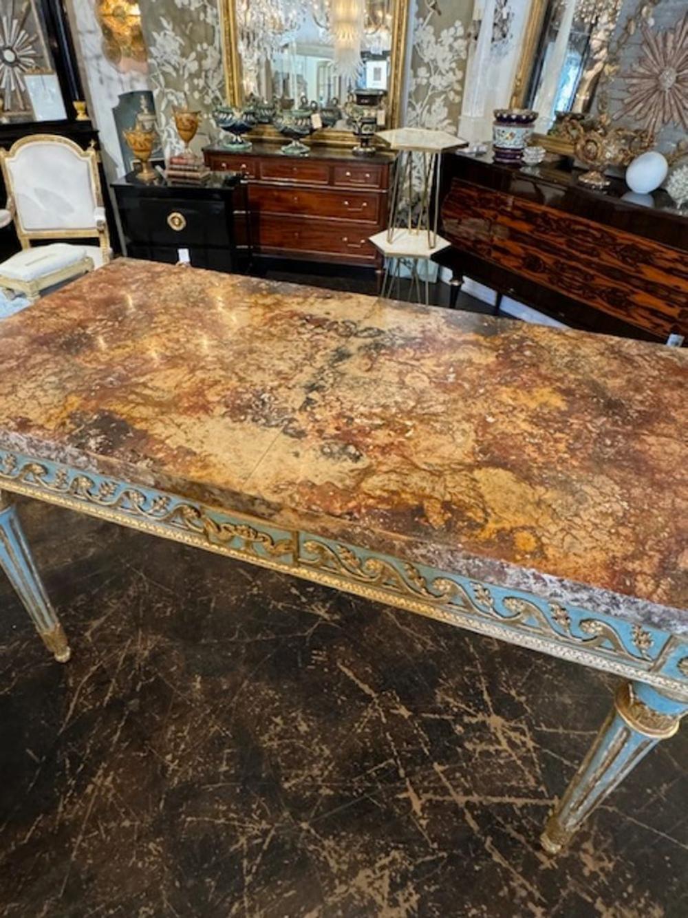 18th Century and Earlier 18th Century Italian Louis XVI Style Console For Sale