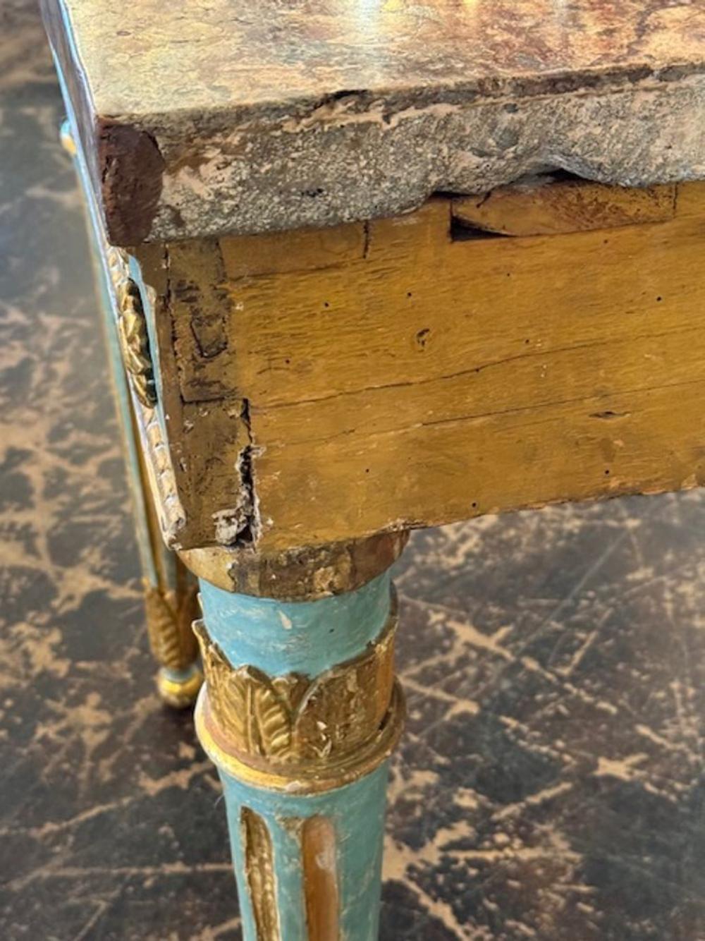18th Century Italian Louis XVI Style Console For Sale 1