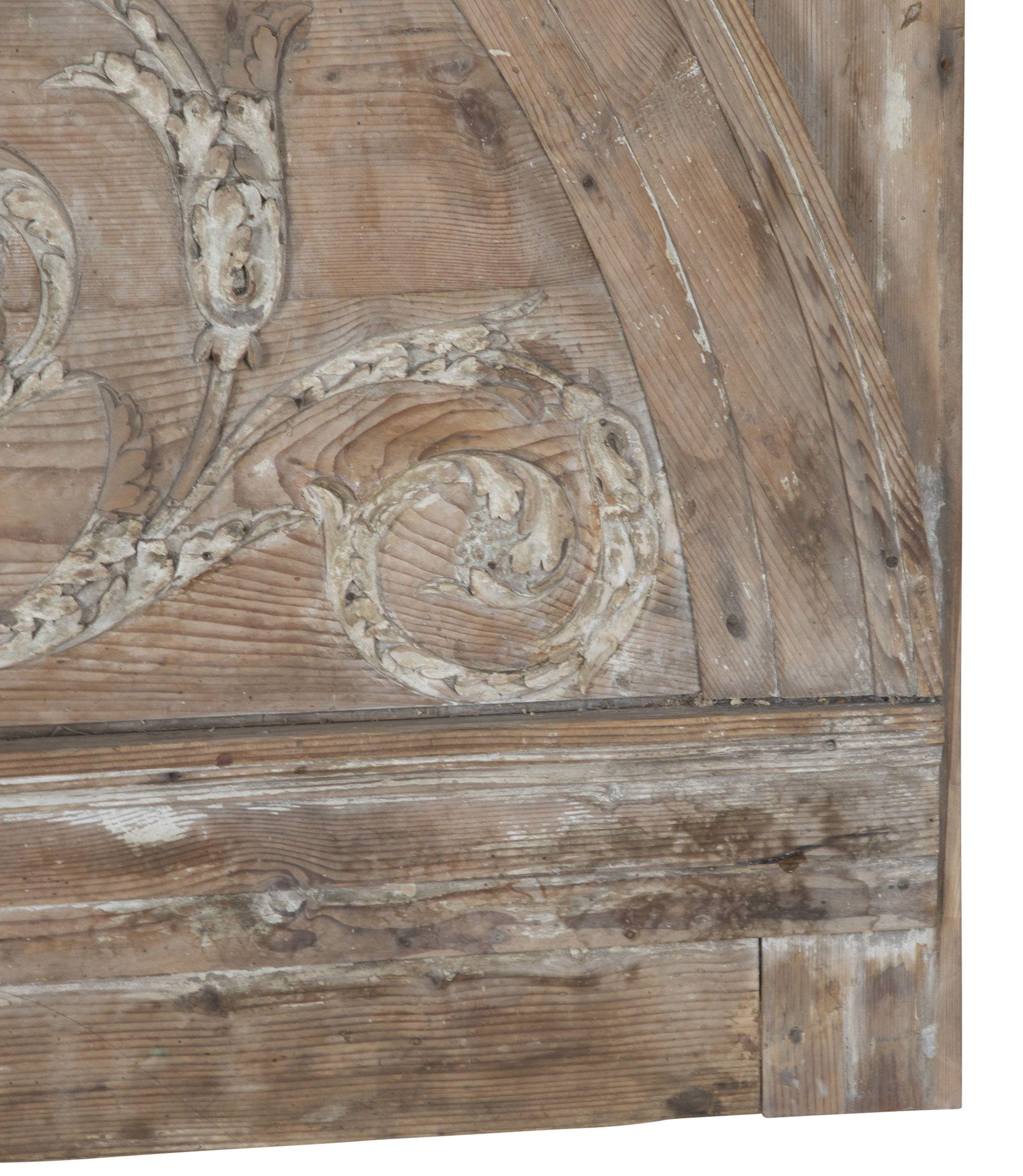 18. Jahrhundert Französisch Louis XVI geschnitzt Kiefer Panel (Louis XVI.) im Angebot