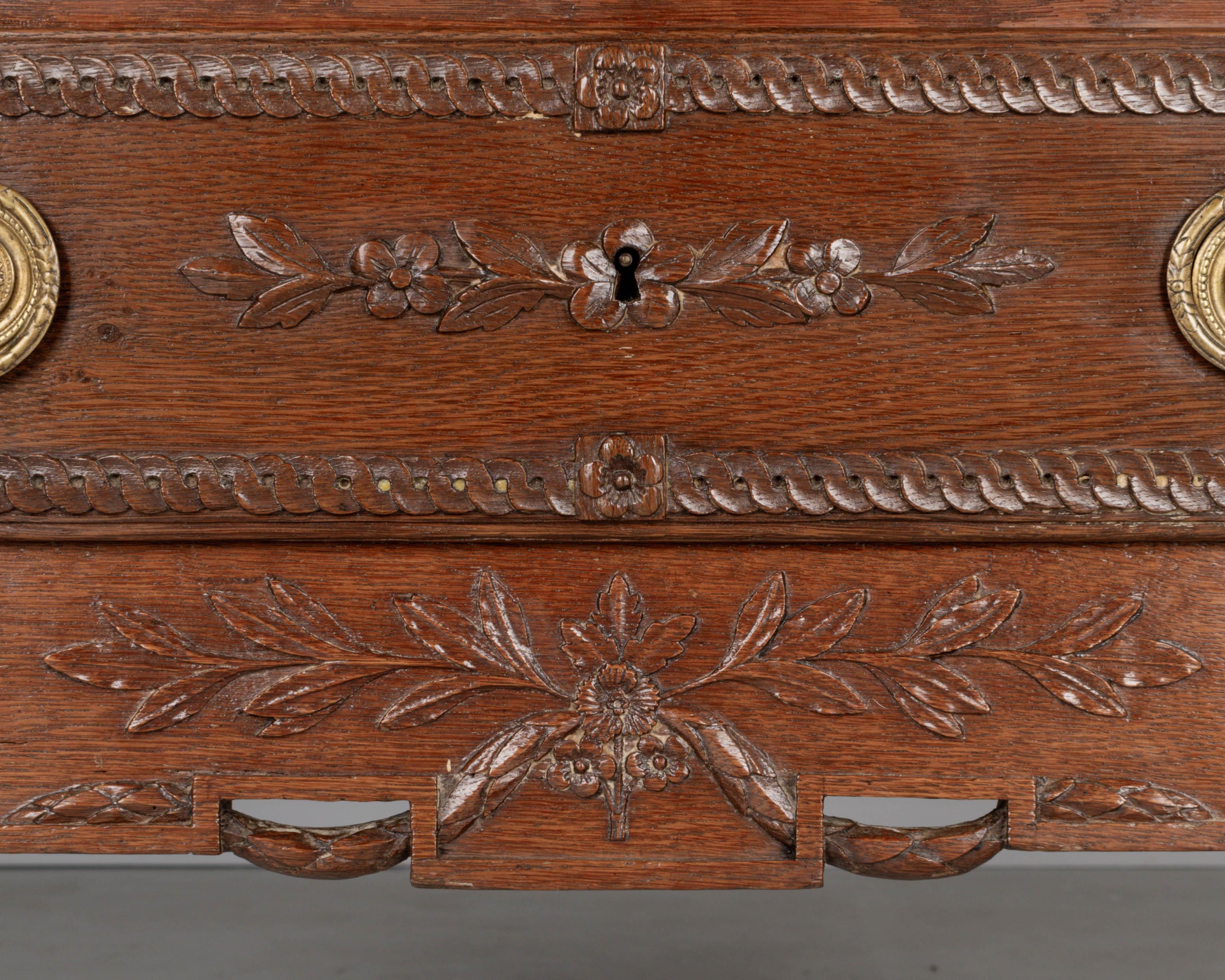 Französische Louis-XVI-Kommode aus dem Elsass aus dem 18. Jahrhundert im Angebot 11
