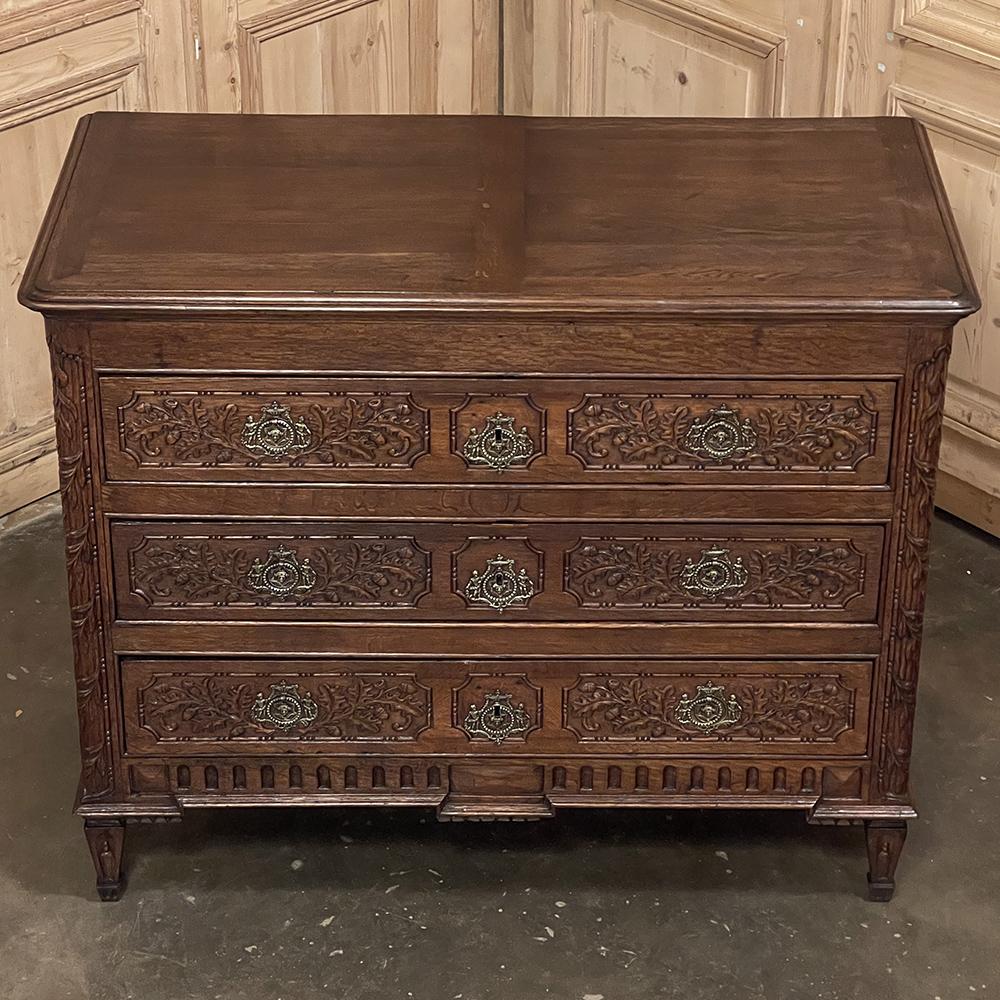 Cómoda francesa Luis XVI del siglo XVIII en Bueno estado para la venta en Dallas, TX