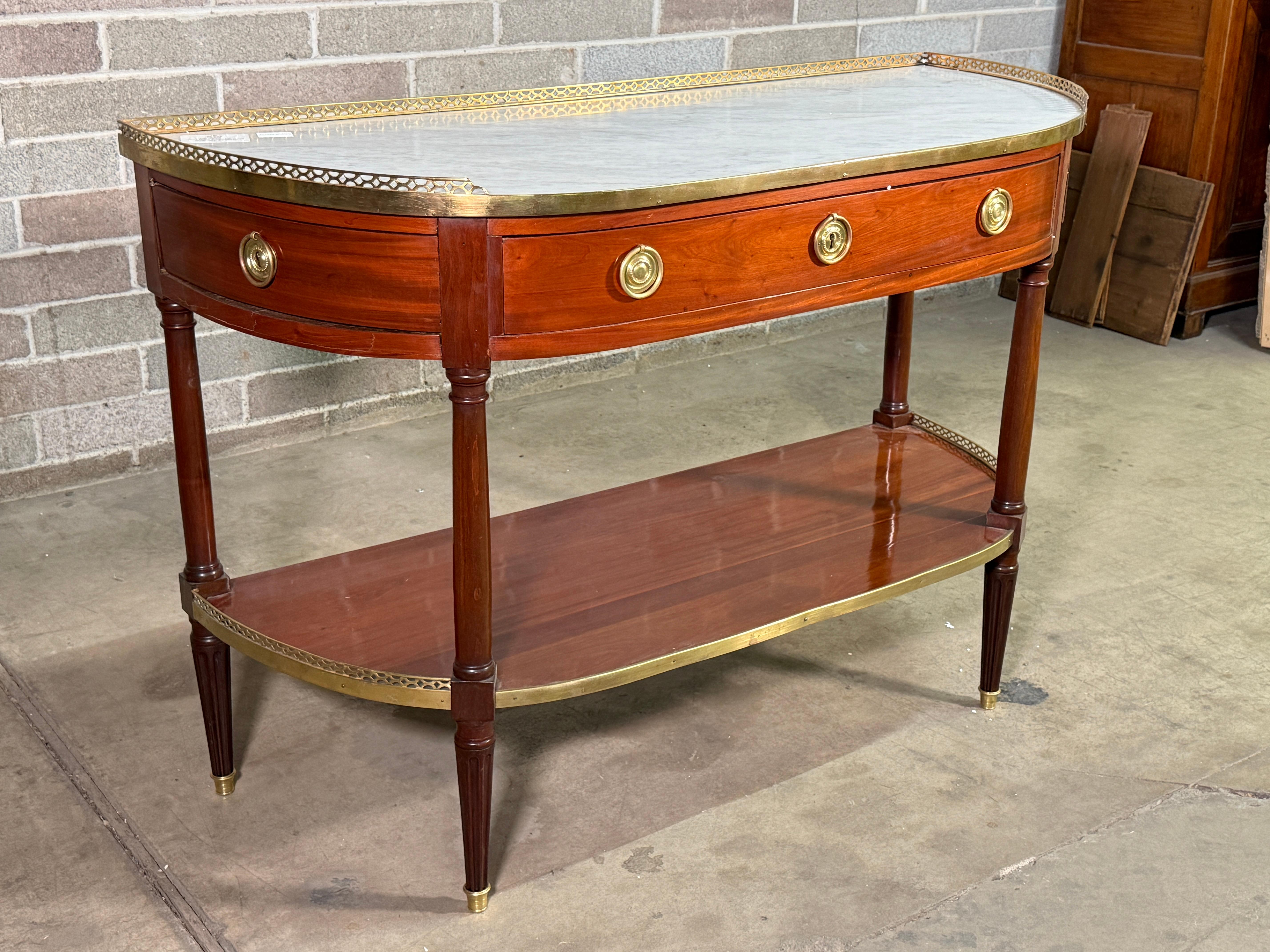 18th Century French Louis XVI Console / Desserte In Good Condition For Sale In Scottsdale, AZ