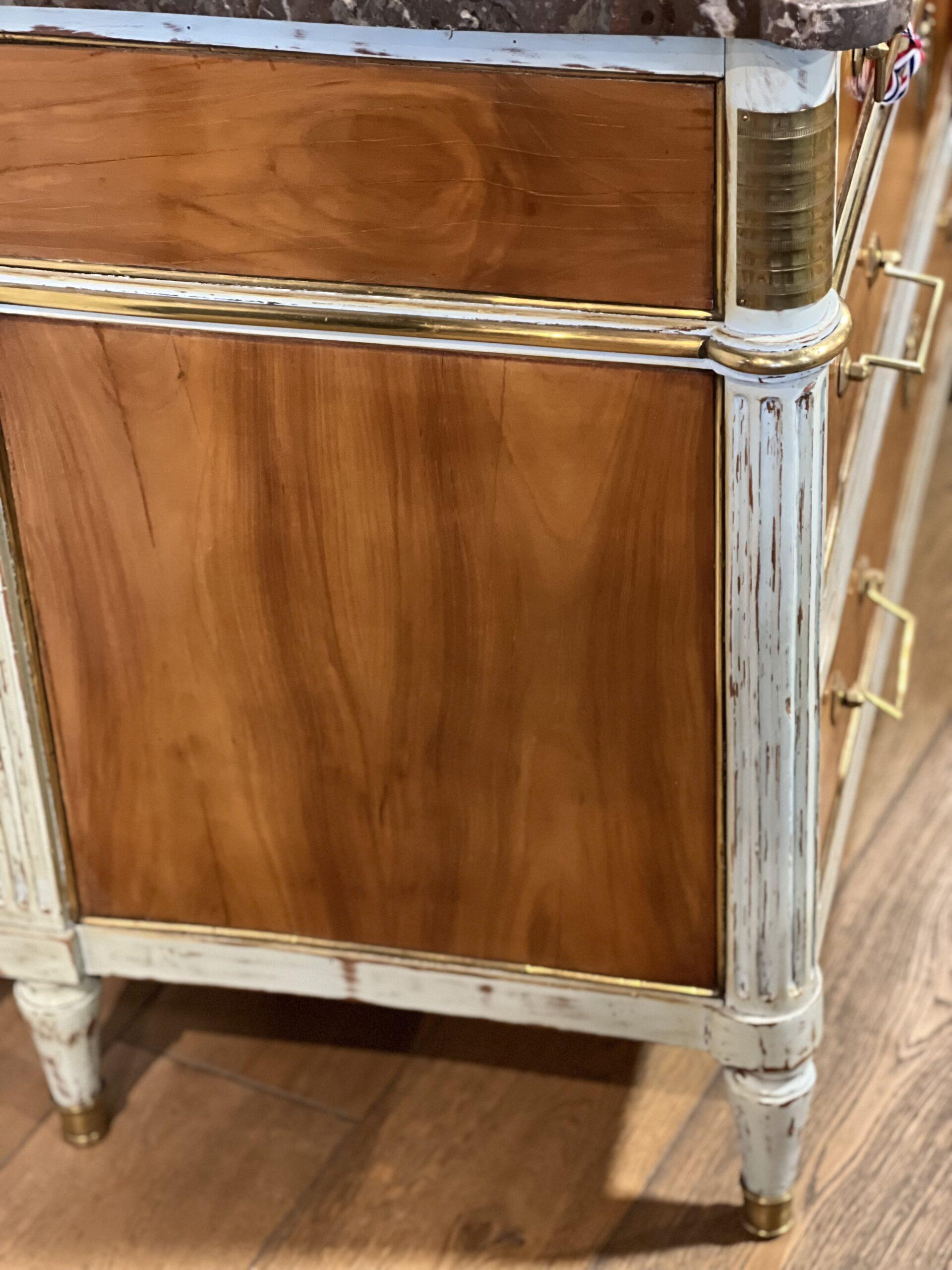  18th Century French Louis XVI Fruitwood Chest  In Good Condition For Sale In Scottsdale, AZ